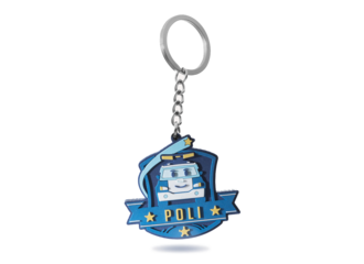 БРЕЛОК "РОБОКАР ПОЛИ", СИНИЙ